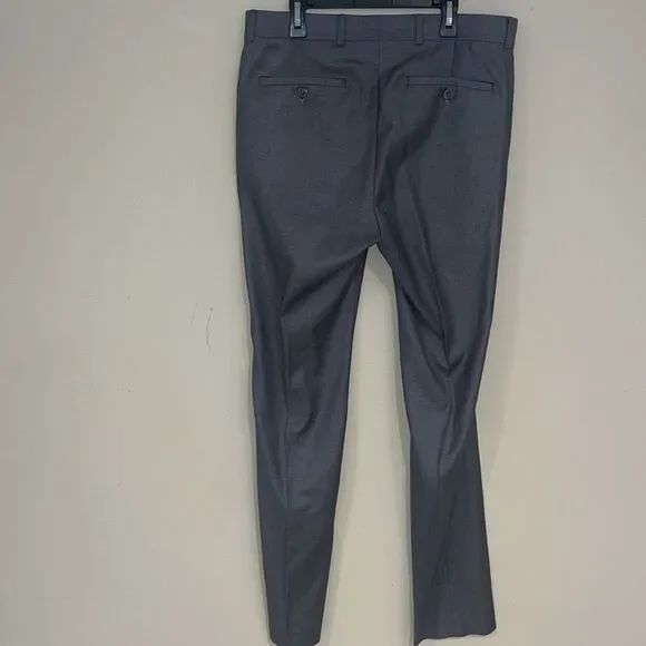 KENNETH COLE Techni-Cole Slim Fit SUIT Jacket Pants Light Gray 42L